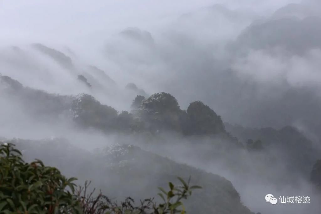 大明山赏雾凇