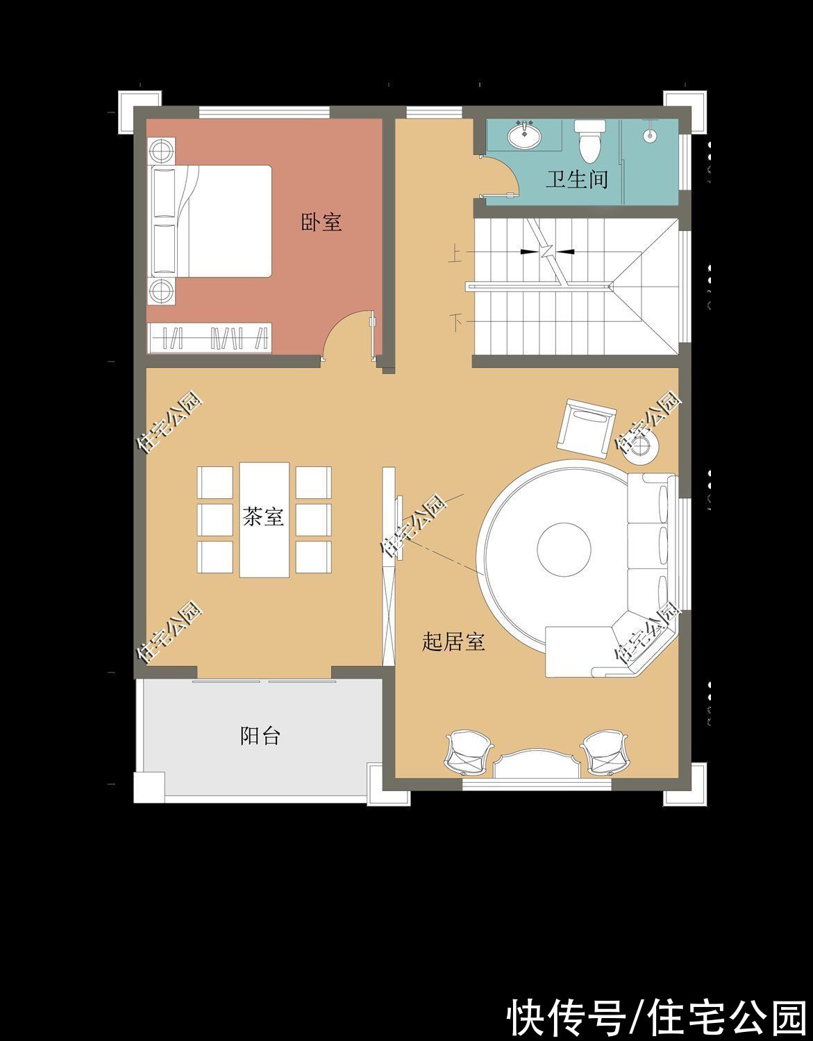 休闲室|占地只要100多平,农村盖房选这10套,又美观又省钱
