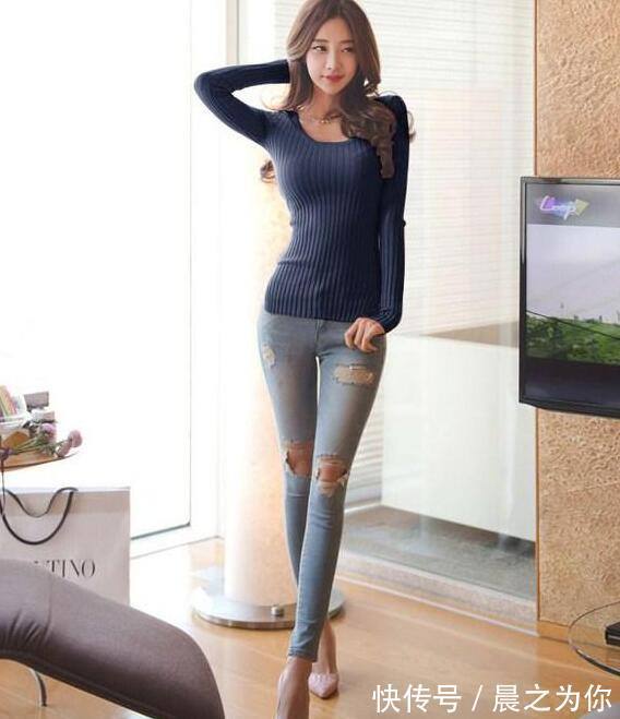 时尚 富有活力的牛仔裤美女,潮流百搭很有型,穿出时尚风!