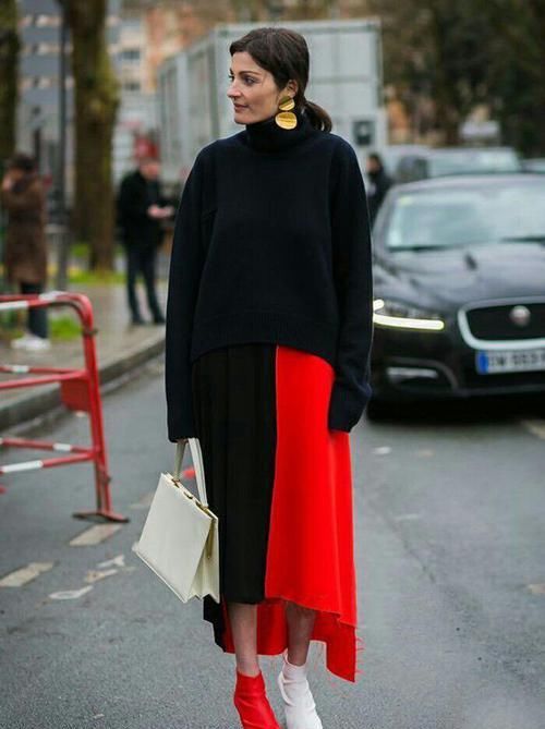 没有一件红色衣服怎么过节？学点搭配技巧，避免穿得又土又丑