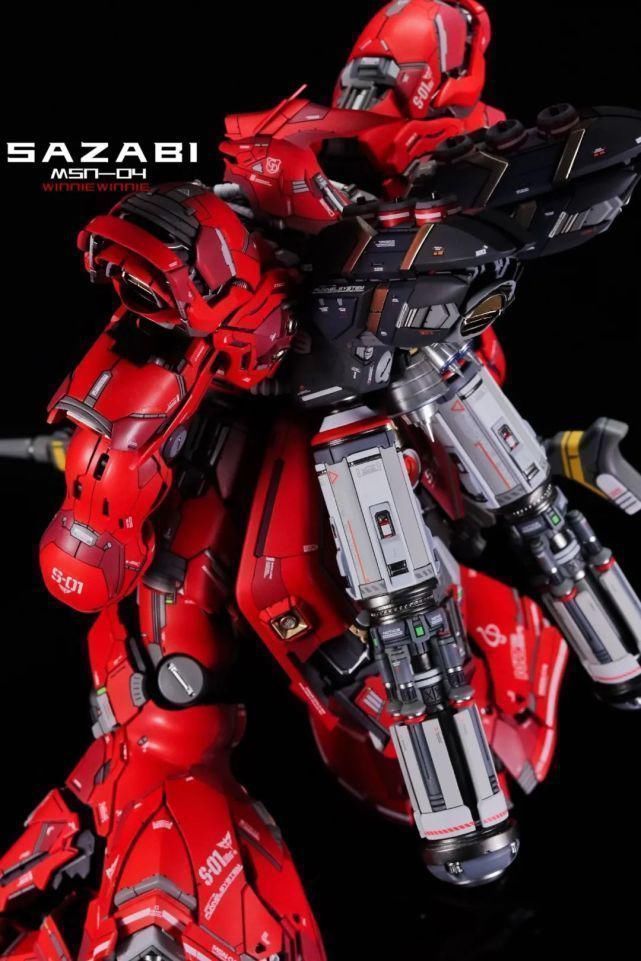 涂装|红如烈焰才是沙扎比真本色,姚沙GK1.0涂装制作