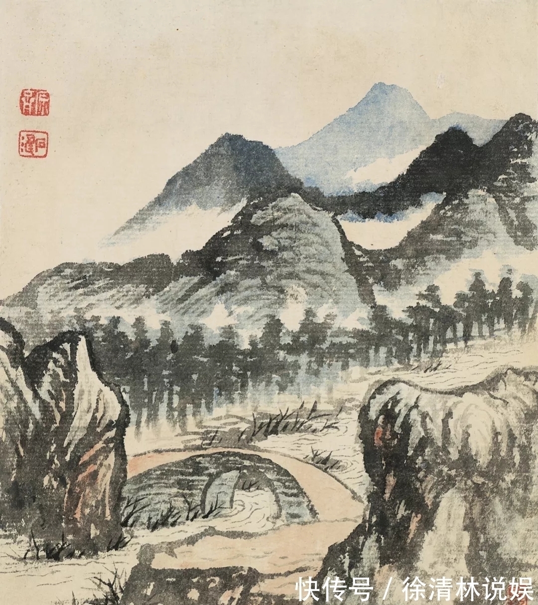 笔墨$看画得看小品｜石涛的小品山水画，彰显笔墨的魅力