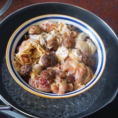 瑗瑗|香菇蒸鸡腿肉