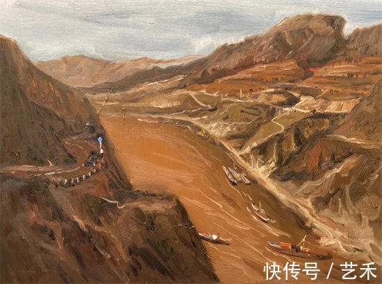 布面油画$我的陕北情怀——张丽2021油画作品欣赏