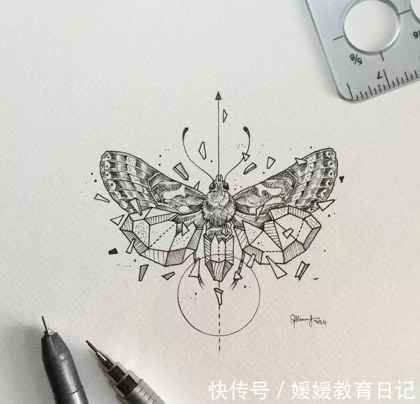 天才#没钱上课,一支针管笔自学成才获百万粉丝,美术生惊呼这是天才