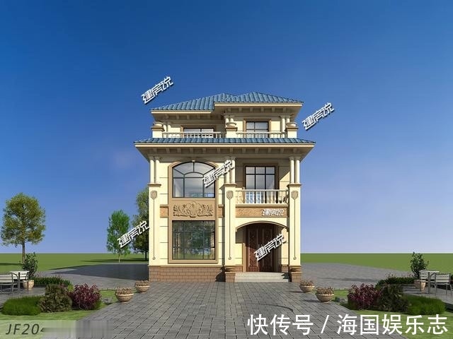 宅基地|小宅基地的赶紧看过来,面宽8米,占地118平建豪宅,太牛了