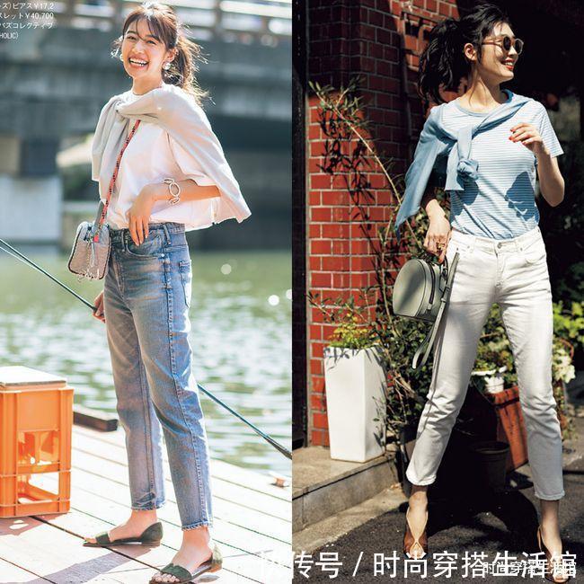 白色衬衫|穿“牛仔裤”的时候,如果搭配上衣?这些实用搭配技巧,值得借鉴