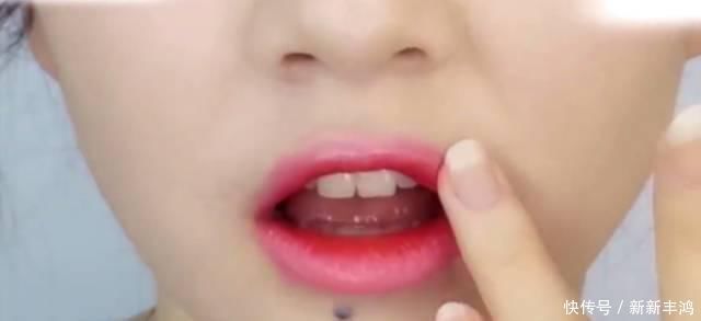 唇蜜|口红太贵?姑娘只用了1支口红 画出了8种唇色!