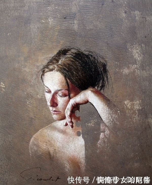 厚重感$赏心悦目,活色生香——女画家色粉笔下极致唯美的女性人体肖像