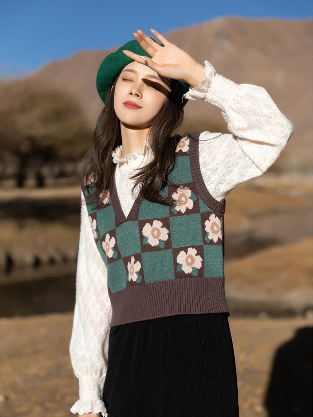 冬天|这个冬天还只会穿羽绒服?一件棕色大衣完全就能够搞定这个冬天,让你穿出女神范!