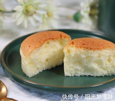 解馋|淡奶油小蛋糕这样做好看好吃又解馋,孩子天天吃不够!