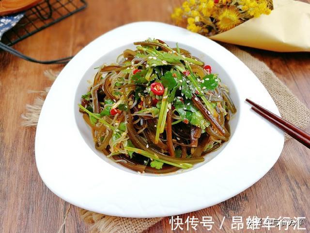 海带丝|凉拌海带丝时，记住用这“1料”，香软无海腥味，好吃解腻特鲜美