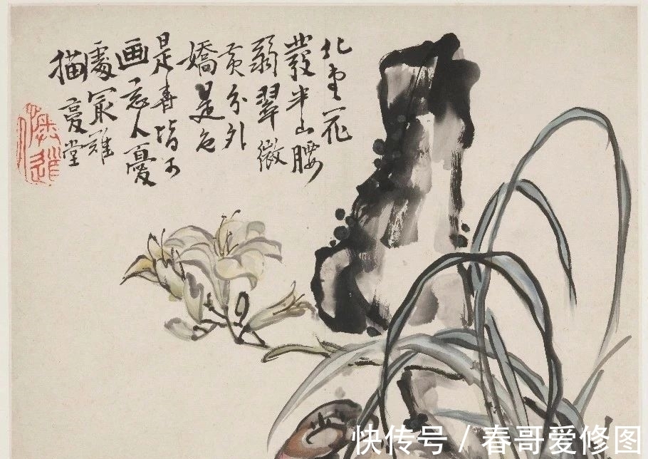 绘画作品@「津门网」大家熟知的扬州八怪之一,他画中的怪是他敢于突破束缚