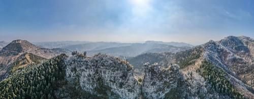 老年|大年初四济南南部山区自驾游，在彩西路旁的劈山邂逅雾凇奇观