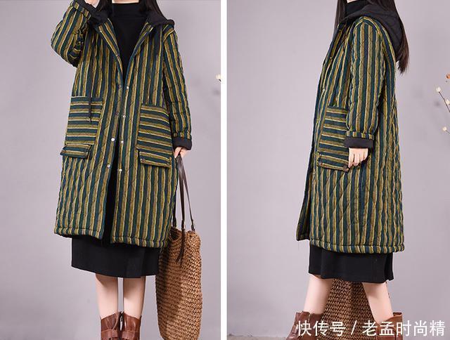 不必|寒冬一到穿衣也不必慌! 加厚棉衣外套配毛衣裙, 又暖又美丽