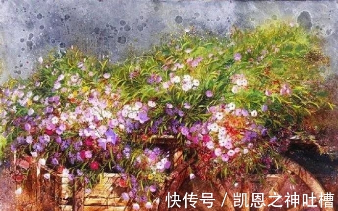 画家|沉寂20年，她用鲜花诠释爱意，仅仅看了10次而已