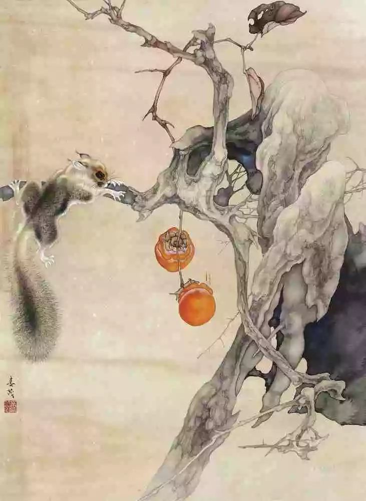 代表作品@米春茂笔下的猫，趣萌可爱，稚气童真