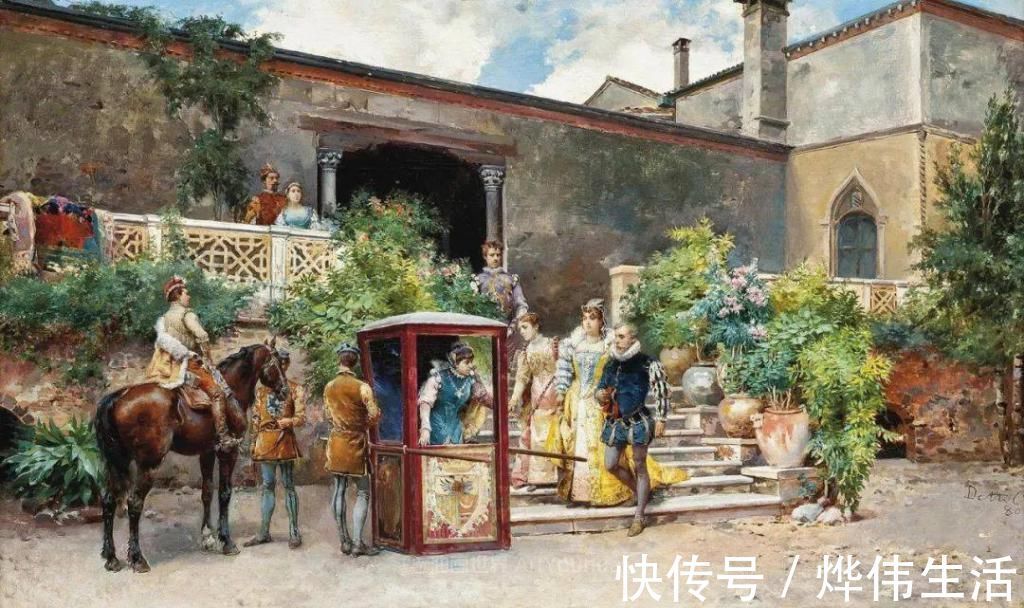 august@华丽的服饰,精美的人物,田园牧歌式的情感