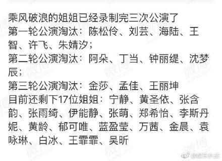 阿朵|《乘風破浪的姐姐》淘汰名單引憤怒,該走的不走,不該走的全走了