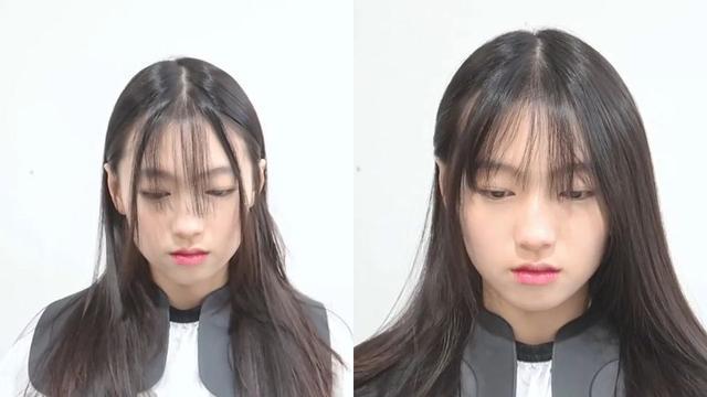 修剪|自己剪遮肉小脸刘海!把握发型师比例13,所有脸型都变鹅蛋脸