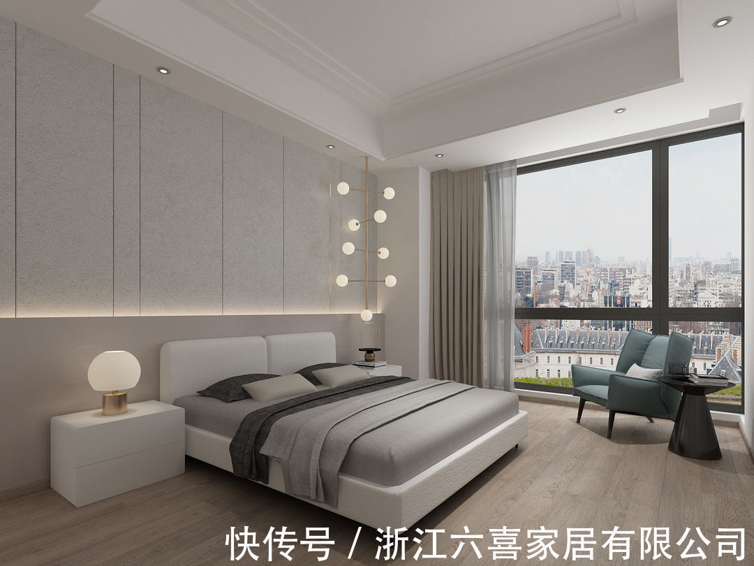 藕粉色|145m2三居变四居,看了你就知道什么是百搭色啦~营造现代简约素雅之美