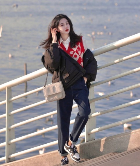 皮裤 羽绒服中用不中看?瞧潮人的个性穿搭,时髦又保暖,冬天穿正好!