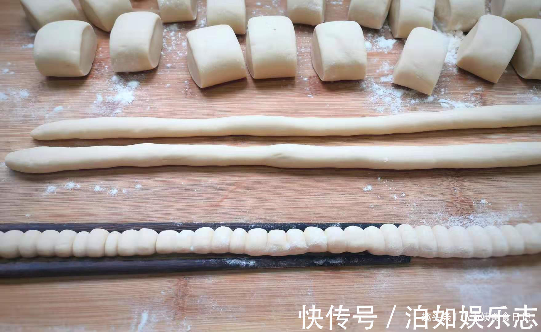 蒸馒头|馒头最漂亮的做法，筷子一压，两手一卷，蓬松暄软，一学就会！