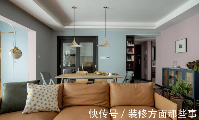 三居室|122平简约风三居室纯度的色彩搭配,营造闲适柔美的氛围