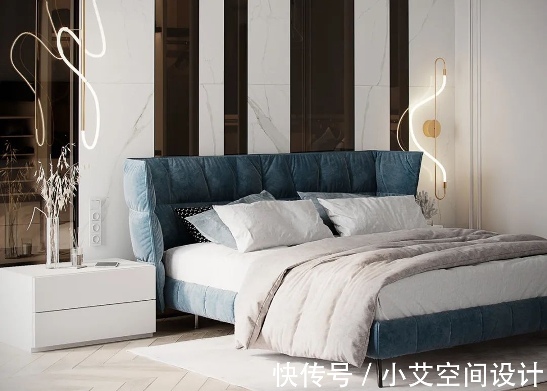 主卧|180㎡软装设计，越简单，越有品味！