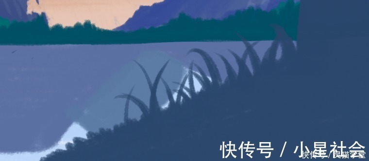 绘画|不用绘画功底,不需要画线条!也能画出好看的风景插画!