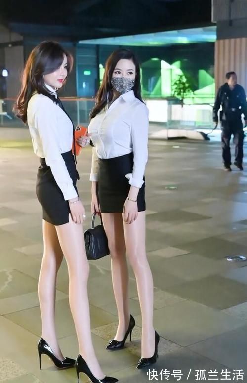 制服|百搭的衬衫遇上黑裙，塑造经典“都市丽人”气质