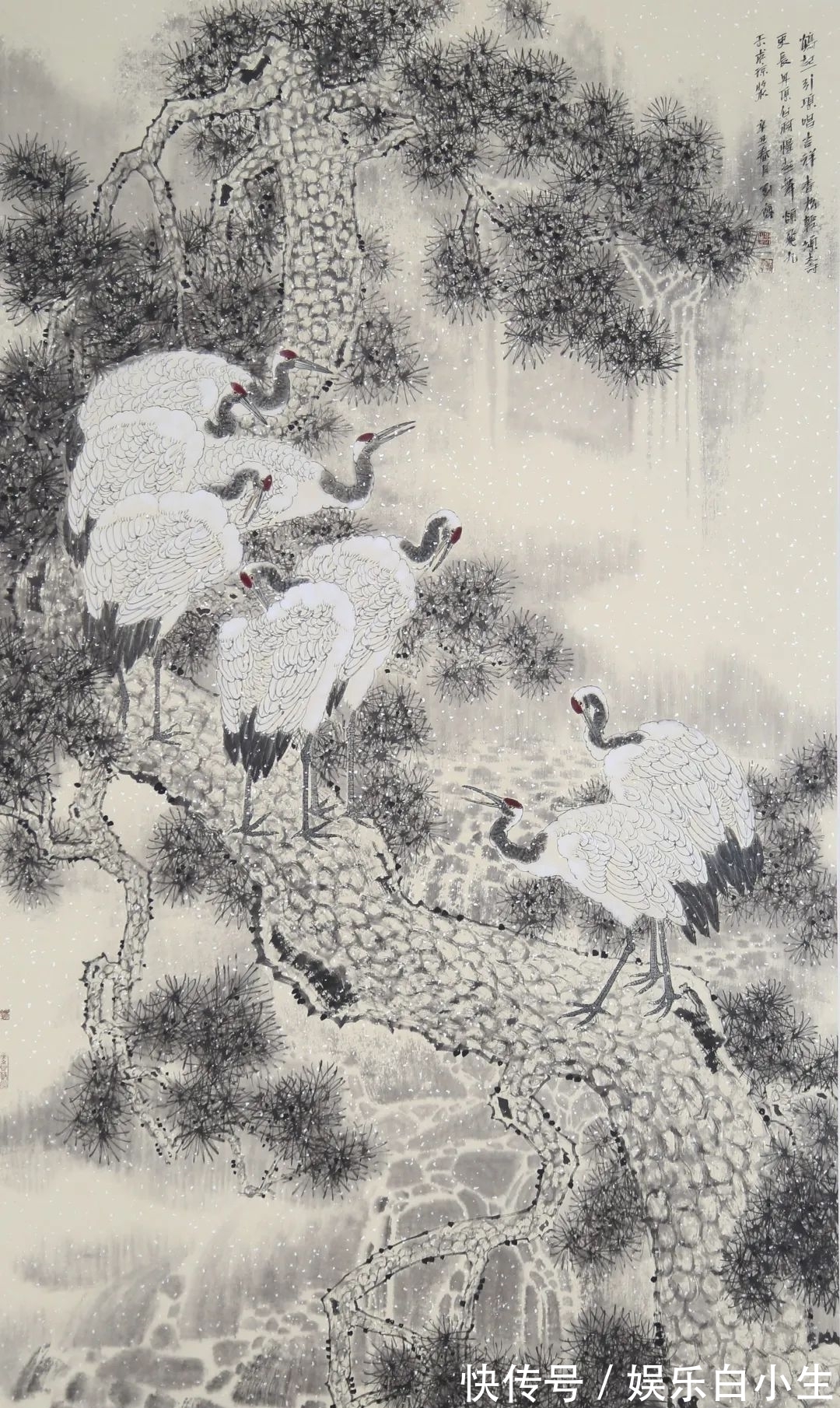 作品#万家共盛世 明月话团圆‖刘齐中国画作品欣赏