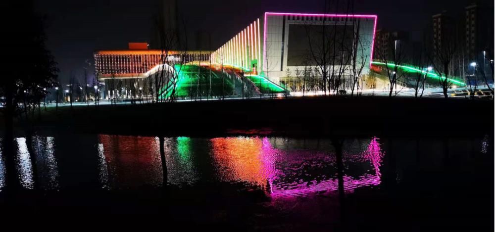 夜幕下的涡阳，你没见过的视角!已无法用震撼来形容...美炸了！