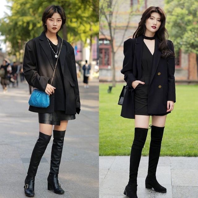 时髦精 超有女人味儿的过膝靴, 利用四个搭配思路, 直接化身时髦精!