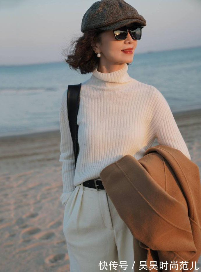 搭配 会穿搭的女人,冬天更爱暖色系搭配,优雅大方又不失时尚气质