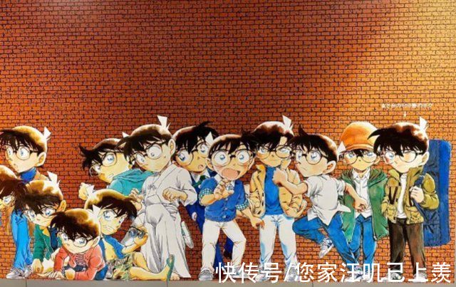 海报|涩谷站巨幅海报曝光，贺漫画100卷纪念，100个柯南同框，太有排面