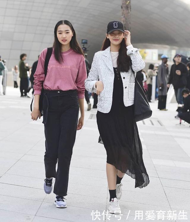 韩国女生真会穿,“秋季街拍”时髦又养眼,照着穿秒变时髦小姐姐