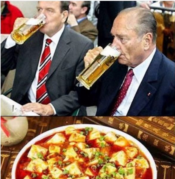 各国领导人最爱吃的中国菜有的爱吃松花蛋,最后一个大家都爱吃