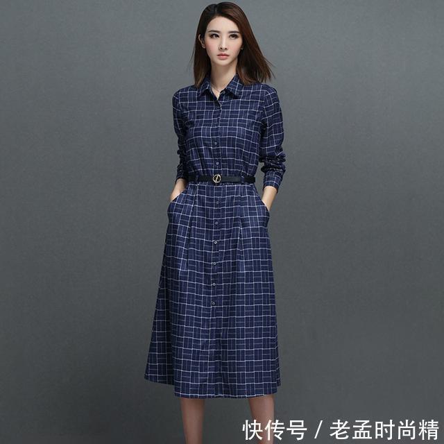 天丝 知性的衬衫连衣裙,既能单穿又可以当小外套,我最喜欢第5款