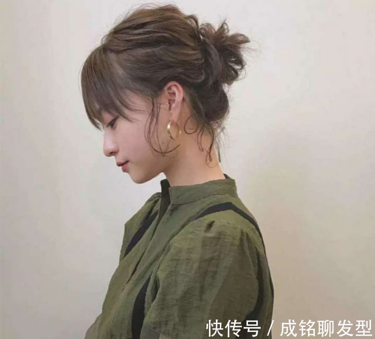 发际线|8款时尚又洋气的短发扎发,慵懒随意又凉爽,简单大气又显气质