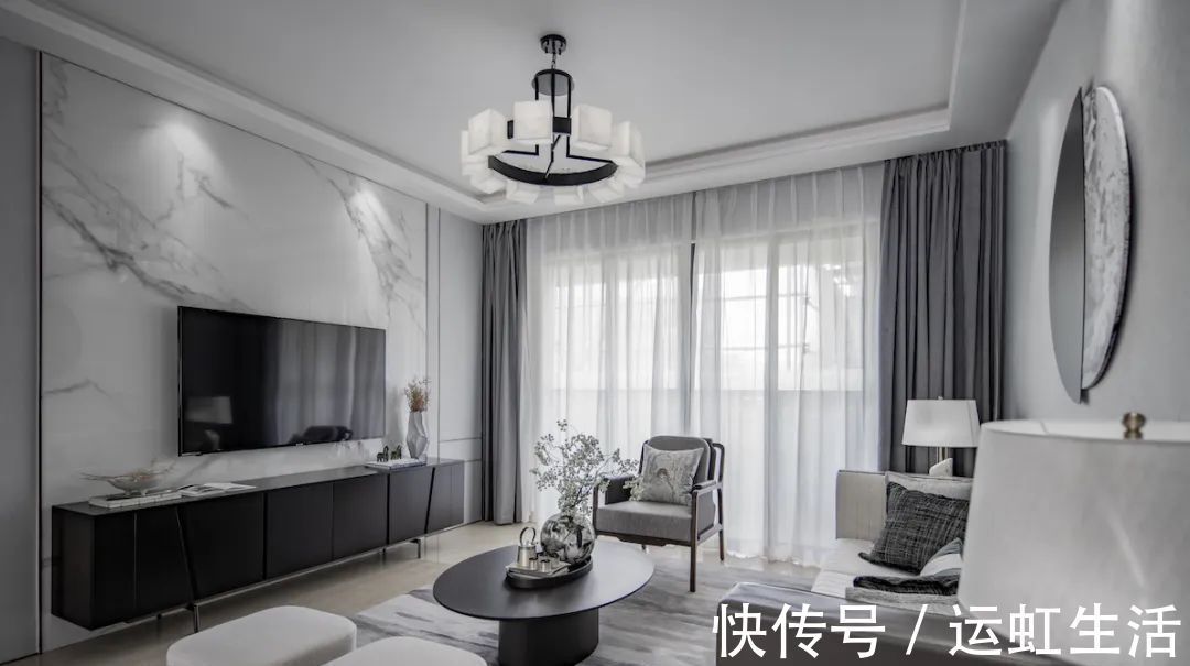 中式|见过最惊艳的新中式,139㎡禅意之居,里面的客厅茶室,太喜欢了