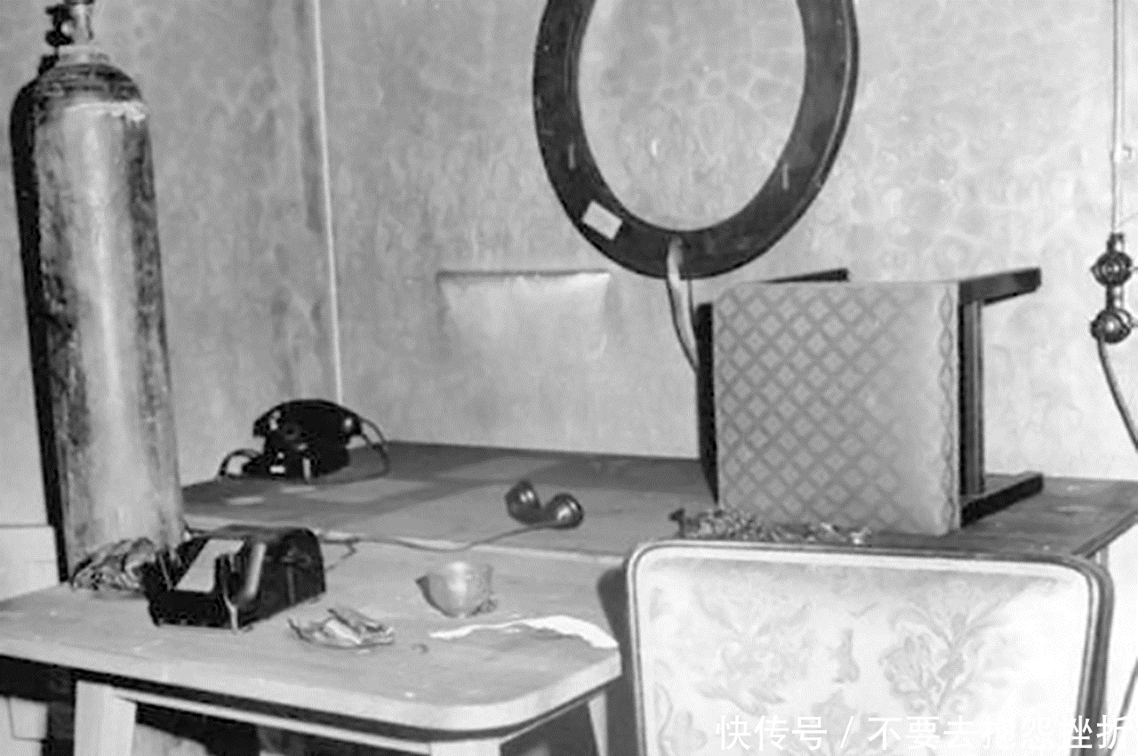 位置|希特勒地下城堡的内部场景,设备一应俱全,图八是希特勒死亡位置