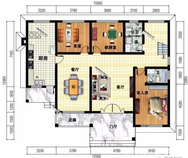户型|2栋宽15米左右的农村别墅,返乡建房首选,户型好造价合适