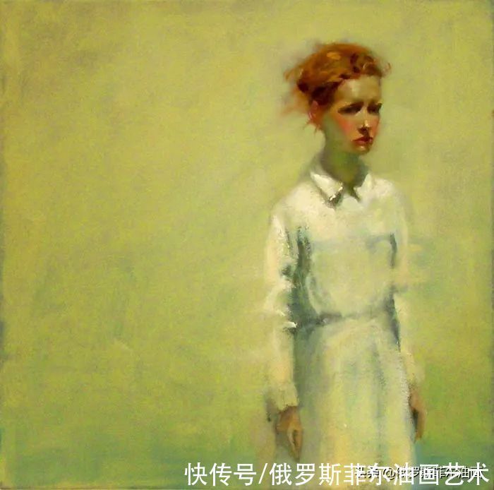 油画&美国画家桑德拉·弗朗德的油画里,充满了微妙而引人注目的情感