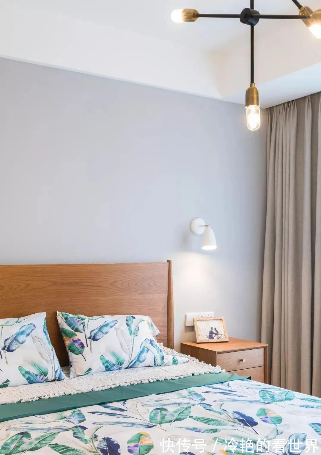 色调|89㎡北欧风小户型,低调灰+白色+原木色设计,打造温馨小家