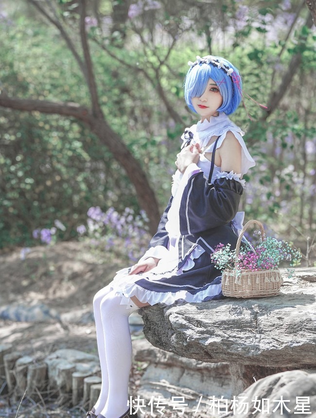 cos|异世界Cos如果世界有颜色,一定是你的颜色,这只雷姆好可爱!