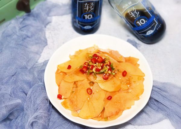 搅拌均匀|凉拌土豆片