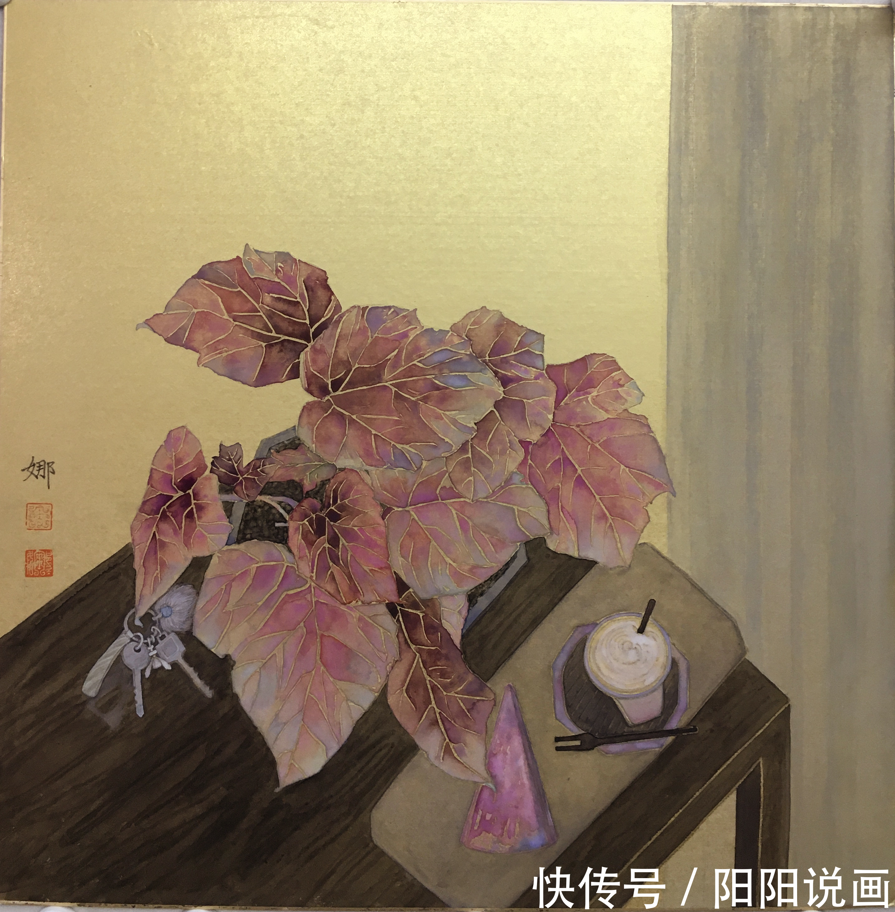  工笔画学会|逸出凡尘——王娜娜工笔作品欣赏