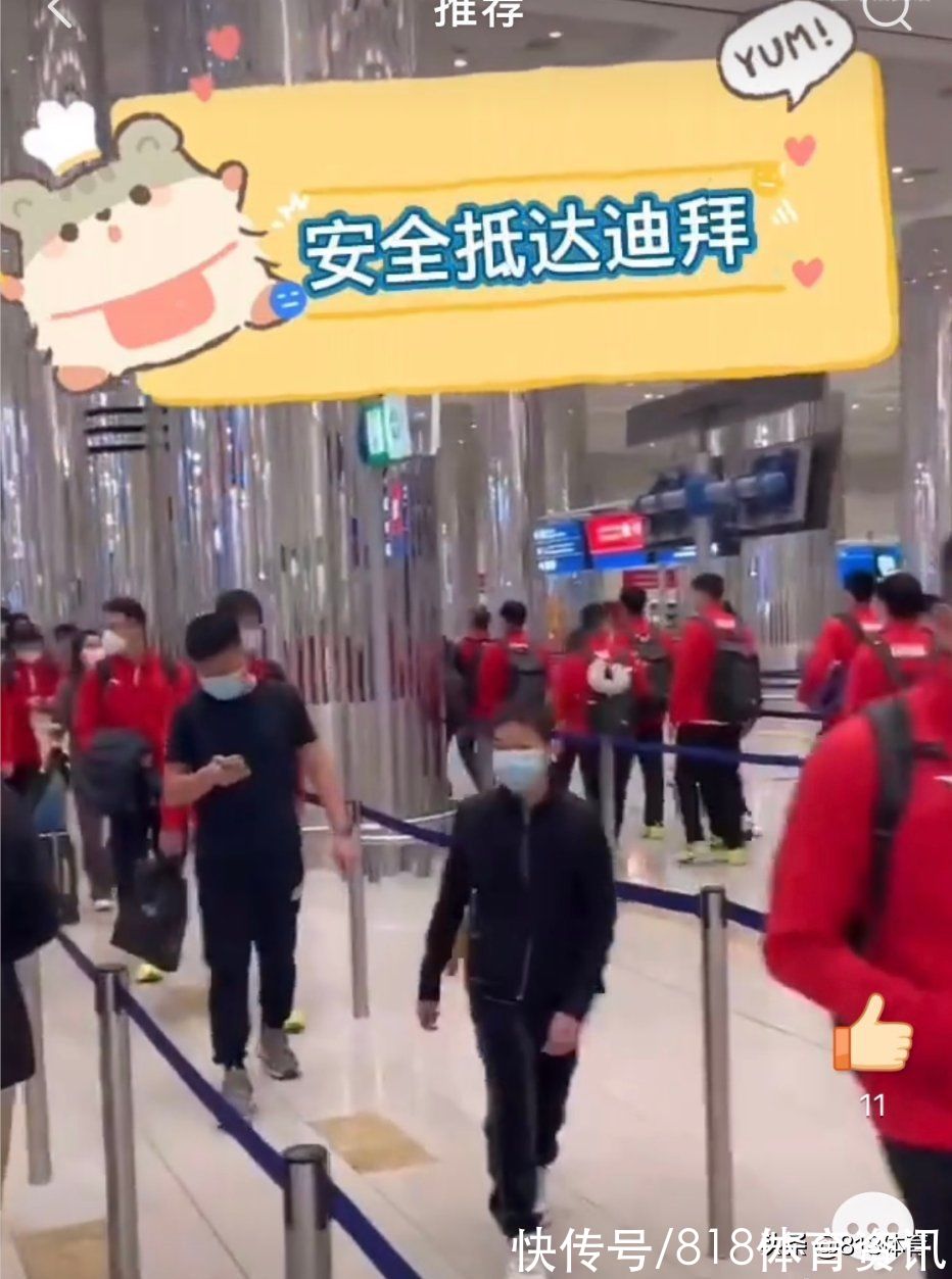 短池|小鳥依人!全紅嬋隨游泳隊抵達阿聯(lián)酋,排隊入境像小可愛闖入巨人國