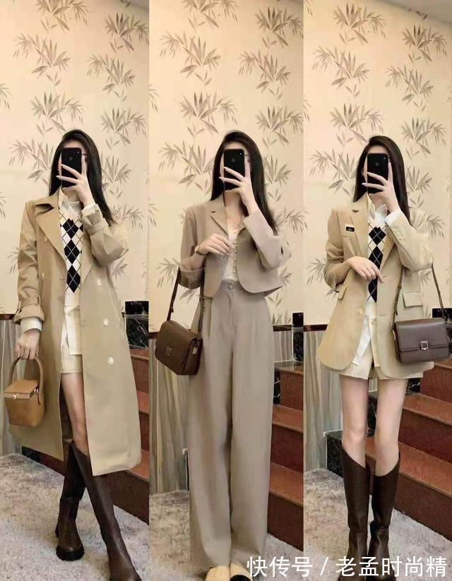 露肤|优雅得体的“通勤风”穿搭,日常穿正好,爱美的女人快学起来